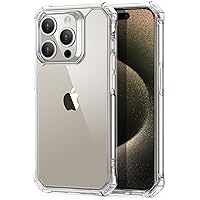 ESR for iPhone 15 Pro Max Case, Military-Grade Protection, Shockproof Air Guard Corners, Yellowing-Resistant Acrylic Back, Phone Case for iPhone 15 Pro Max, Air Armor Series, Clear