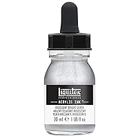 Liquitex Professional Acrylic Ink, 1-oz (30ml) Jar, Iridescent Bright Silver