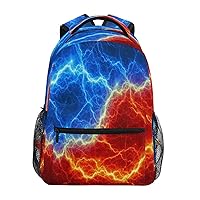 MNSRUU Lightning Backpack for Boy Teenage Girls,Kid Lightning Backpack 14 inch Laptop Backpack Toddler Lightning Bookbag