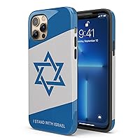 I Stand with Israel Case, Designed ‎for iPhone 15 Plus, iPhone 14 Pro Max, iPhone 13 Mini, iPhone 12, 11, X/XS Max, ‎XR, 7/8‎ Blue