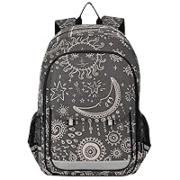 ALAZA Mandala Sun and The Moon Stars Backpacks Travel Laptop Backpack