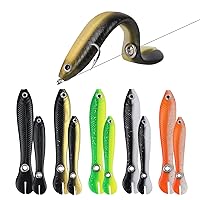 Squid Fishing Lures Set, Fishing Squid Lures Soft Luminous, Large  Simulation Artificial Lures Baits Lifelike Plastic Fishing Soft Lure for  Saltwater