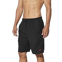 Speedo Men's Swim Trunk Knee Length Volley Comfort Liner Solid