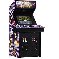 Numskull Quarter Arcades TMNT Turtles in Time Collector's Edition Mini Arcade - 1/4 Scale Authentic Wooden Replica, Original ROM, Rechargeable Battery & 3W Speakers for Retro Enthusiasts