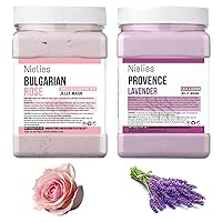 Rose and Lavender Jelly Face Mask for Facials Hydrating, Anti-Aging & Nourishing| Professional Hydrojelly Masks | Vajacial Jelly Mask Powder