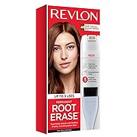 Revlon Permanent Hair Color, Permanent Hair Dye, At-Home Root Erase with Applicator Brush for Multiple Use, 100% Gray Coverage, Dark Auburn/ Reddish Brown (4R), 3.2 Fl Oz