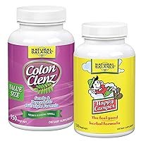 Colon Clenz & Happy Camper Bundle | Herbal Cleanse & Stress Support | 150 Capsules, 120 Capsules
