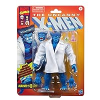 Marvel Legends Series X-Men Beast 6-inch Action Figure Toy, 4 YEARS+, 5 Accessories