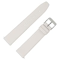 Dakota Men's 18618 Quick Release Watch Band, Genuine Leather Strap, 24 mm, Light Gray