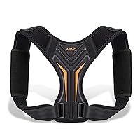 Compact Posture Corrector for Men and Women, Adjustable Upper Back Brace for Clavicle Support, Neck, Shoulder, and Back Pain Relief, Invisible Comfortable Back Straightener, L