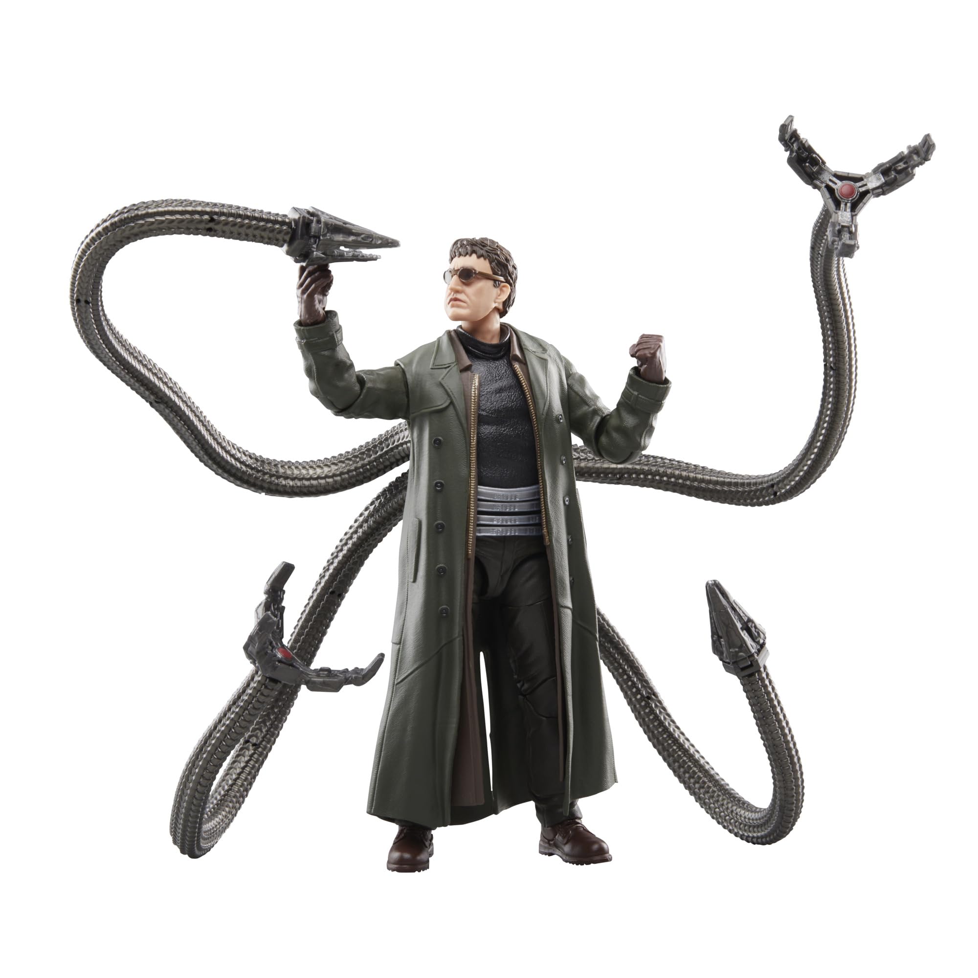 Marvel Legends Series Doc Ock, Spider-Man: No Way Home Collectible, Deluxe 6-Inch Action Figure, 4 Accessories, Ages 4 and Up 