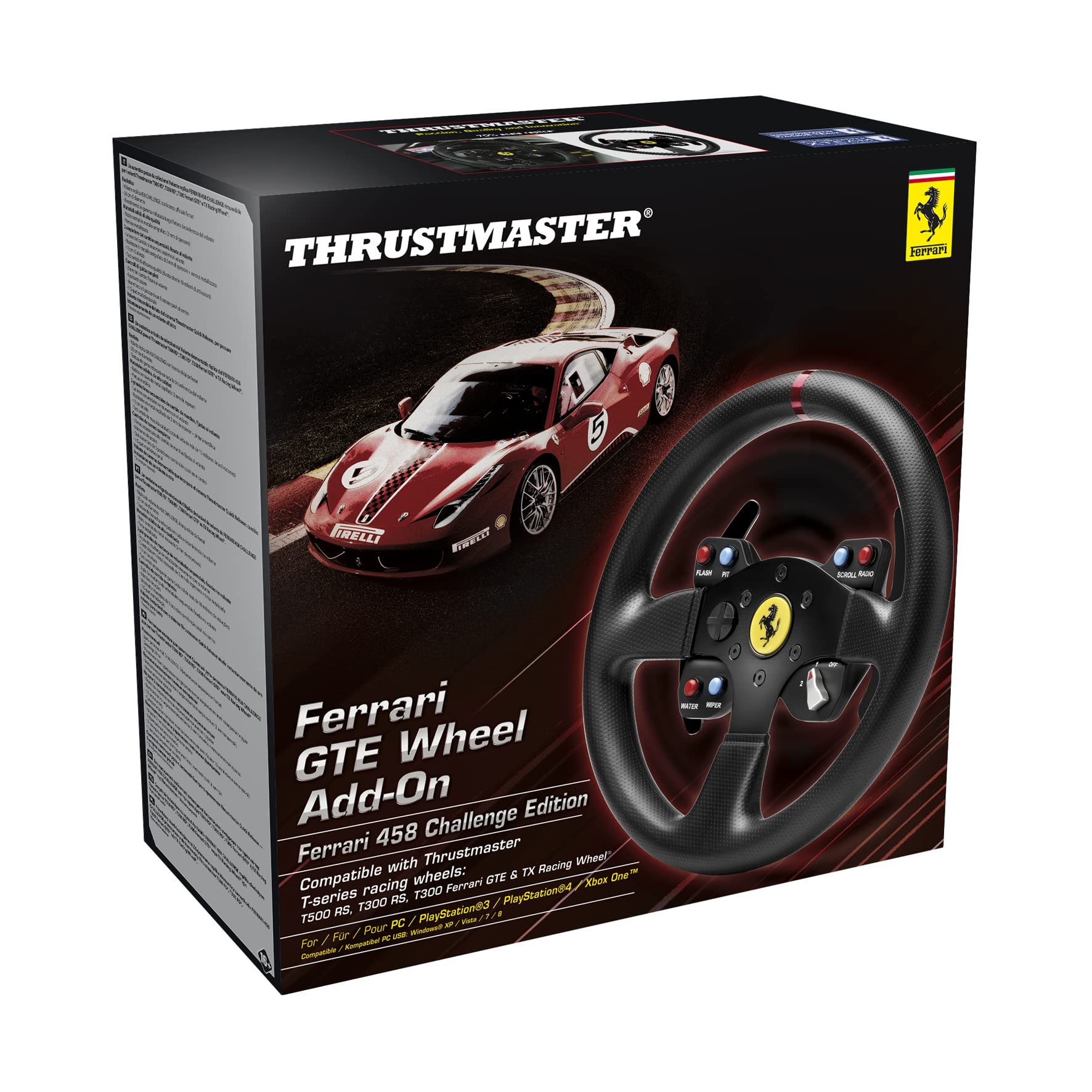 Thrustmaster Ferrari 458 Challenge Wheel Add-On (XBOX Series X/S, One, PS5, PS4, PC)