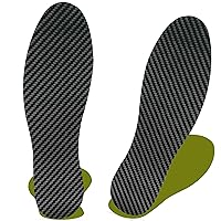 Carbon Fiber Insole(1 Pair), Carbon Fiber Foot Plate for Hallux Rigidus, Limitus, Turf Toe, Arthritis, Fractures, Rigid Sole Shoe Insert for Sports, Hiking, Trekking, Alternative to Post Op Shoe,265mm