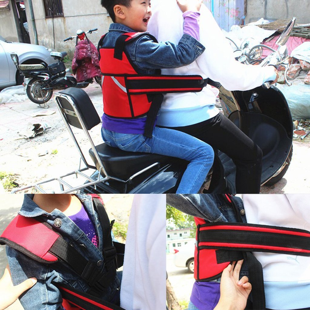 Children Motorcycle Safety Belt Children Motorcycle Safety Strap Seats Belt Electric Vehicle Safety Harness