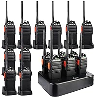 Retevis H-777S Walkie Talkies(16 Pack),Heavy Duty Portable FRS Two-Way Radios, with 6 Way Multi Gang Charger,Rechargeable Two Way Radio for Factory Business School Warehouse