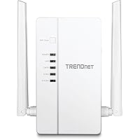 TRENDnet Wi-Fi Everywhere Powerline 1200 AV2 AC1200 Wireless Access Point, Dual-Band, 3 x Gigabit Ports, WiFi Clone, Cross Compatible with Powerline 600/500/200, TPL-430AP White