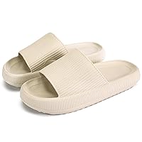 rosyclo Cloud Slippers for Women and Men, Pillow House Slippers Shower Shoes Indoor Slides Bathroom Sandals, Ultimate Comfort, Lightweight, Thick Sole, Non-Slip, Easy to Clean