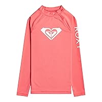 Roxy Girls' Whole Hearted Long Sleeve Rashguard Surf Shirt