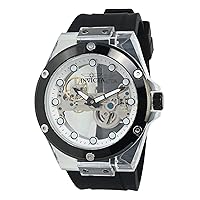 Invicta Men's Speedway 48mm Silicone Mechanical Watch, Black (Model: 44391)
