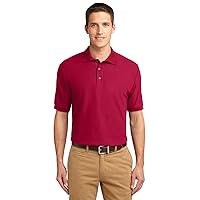 Port Authority Men's Silk Touch Polo 4XL Red