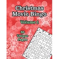 Christmas Movie Bingo - for watching sappy, cheesy, predictable Christmas movies - 50 unique pages - Volume 1 Christmas Movie Bingo - for watching sappy, cheesy, predictable Christmas movies - 50 unique pages - Volume 1 Paperback