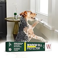 CLAWGUARD Window Sill Protector - Strong Transparent Protection from Dog and Cat Scratching, Chewing, Slobbering and Clawing on Window Sills. Keep Paws Safe and Home Clean. (Clear 29.5 in. x 2.25 in.)