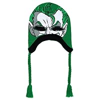 The Joker Mask Peruvian Knit Hat Green