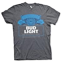 Bud Light Officially Licensed Label Logo Mens T-Shirt