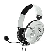 Turtle Beach Gaming Headset, Lightweight, 7.4 oz (210 g), Wired 3.5mm, Detachable Microphone, PS5, PS4, Switch, Xbox, Smartphone, Tablet, Headphones, Recon 50, White Black