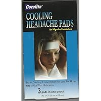 Cooling Headache Pads, Set of 3 by EasyComforts