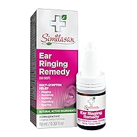 Ear Ringing Remedy Drops 0.33 Ounce, for Temporary Multi-Symptom Relief from Noise in the Ears, Ringing Ears, Buzzing Ears, Roaring Ears, Humming Ears, and Other Sounds in the Ears
