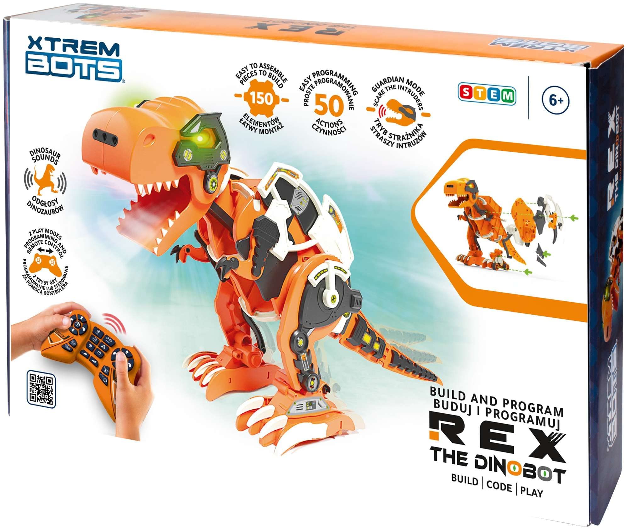 Xtrem Bots Robot REX The Dino BOT