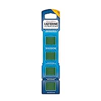Listerine Ultraclean Access Flossers Disposable Heads Fresh Mint Crystals 28 Each (Pack of 3)