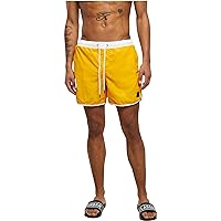 Urban Classics Men's Swimming Trunks Retro Swimming Trunks for Men with Drawstring Available in Many Colours Sizes XS-5XL