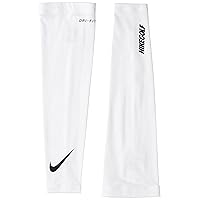 Nike Unisex Dri-Fit Solar Arm Sleeve (White/Black
