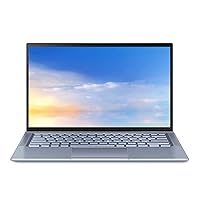 ASUS ZenBook 14 Ultra Thin and Light Laptop, 4-Way NanoEdge 14” FHD, Intel Core i5-10210U, 8GB RAM, 512GB PCIe NVMe SSD, Wi-Fi 5, Windows 10 Home, Utopia Blue, UX431FA-EH55