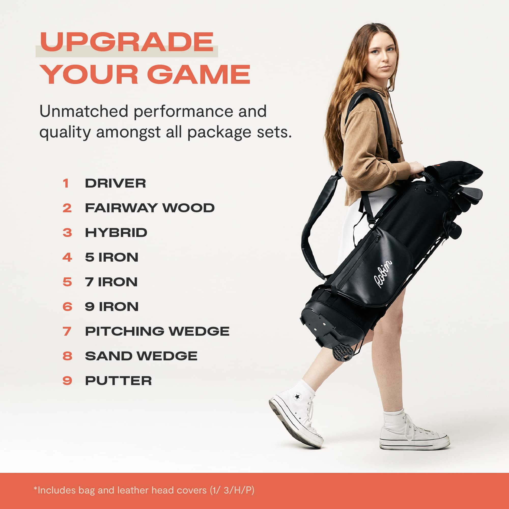Robin Golf Women's Set - Complete Golf Clubs for Women 5'2