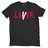Loser Lover 4 Retro Black Red Design Sneaker Matching T-Shirt