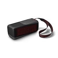 PHILIPS S4807 Outdoors Wireless Bluetooth Speaker with Stereo Pairing and Bluetooth Multipoint Connection, IP67 Waterproof, Gray