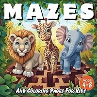 Pocket Explorer Mazes & Coloring: Little Pals Around the World: 50 Mazes and 50 Coloring Pages of Adorable Animals for Kids Ages 4-8 (Pocket Playbook)