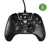 Turtle Beach REACT-R Wired Game Controller – Officially Licensed for Xbox Series X & S, Xbox One, and Windows 10|11 PC’s – Black