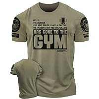Person Has Gone to The Workout Motivation Thing Gym Shirt for Men