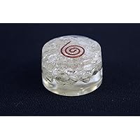 Jet Clear Quartz Orgone Chembuster Tower Buster Protection Healing Meditation Gift Decor Energy Generator Approx 2 Inch