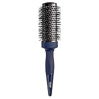 Fromm Professional Intuition Square Styler 1.5 Inch Ceramic & Ionic Thermal Brush in Blue, 2-in-1 Straighten & Wave Blow Drying Brush, Smooths Frizz & Flyaway's for Healthy Shiny Hair