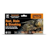 Vallejo Rust, Stain and Streaking Set Paint Set