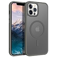 BENTOBEN for iPhone 12 Pro Max Magnetic Case, iPhone 12 Pro Max Phone Case Compatible with MagSafe, Translucent Matte Shockproof Anti-Fingerprint Phone Case for iPhone 12 Pro Max 6.7