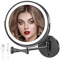 Wall Mounted Lighted Makeup Mirror,8