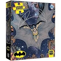Batman I Am The Night 1000 Piece Jigsaw Puzzle | Officially Licensed Batman Merchandise | Collectible Puzzle Featuring Batman in Action from The Classic DC Comics Universe
