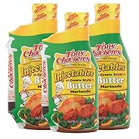 Tony Chachere's Butter with Injector, 17 Fl Oz (Pack of 3)