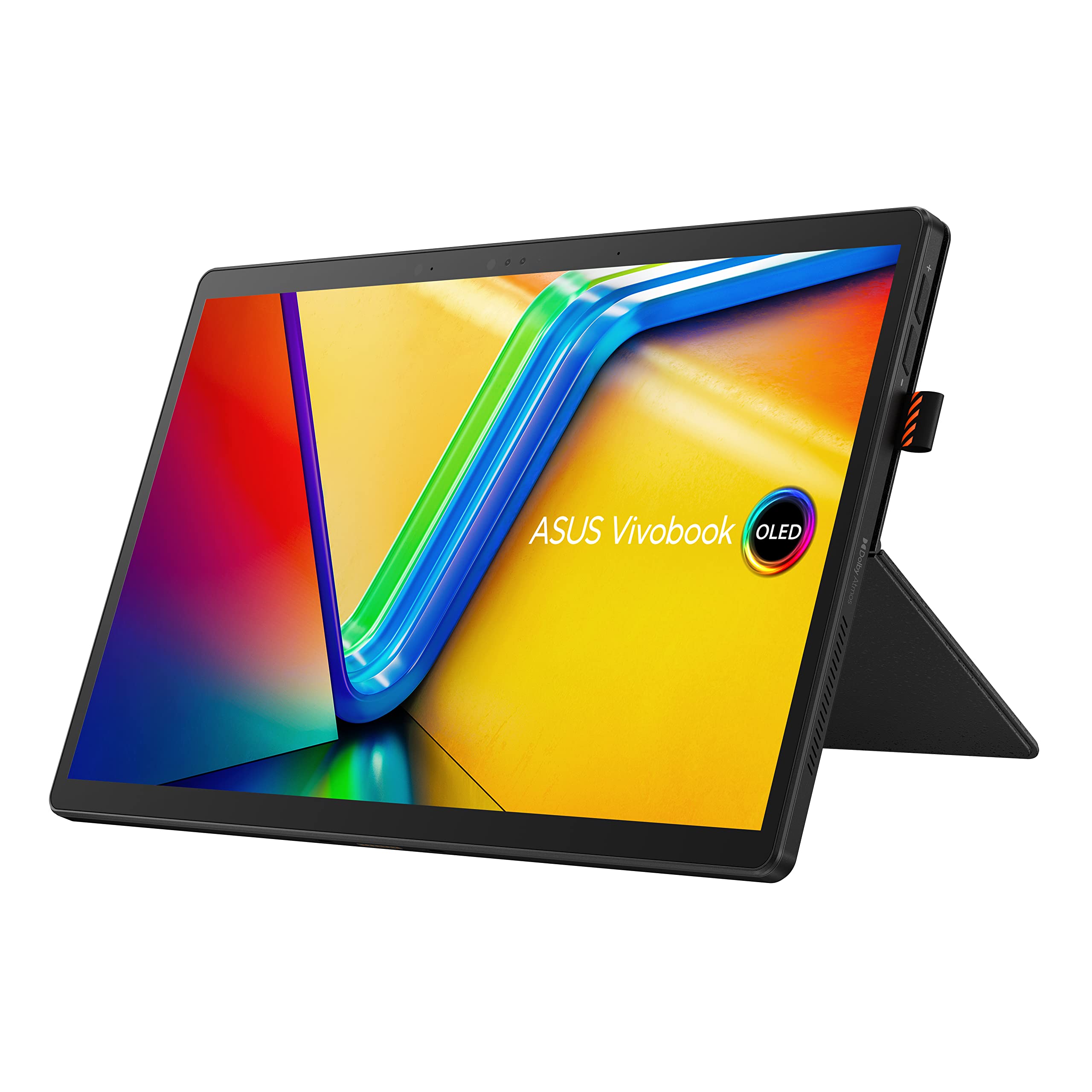 ASUS 2023 Vivobook 13 Slate OLED 2-in-1 Laptop, 13.3” FHD OLED Touch Display, Intel Core™ i3-N300 CPU, 8GB RAM, 256GB UFS 2.1 Storage, Windows 11 Home in S Mode, 0°Black, T3304GA-DS34T